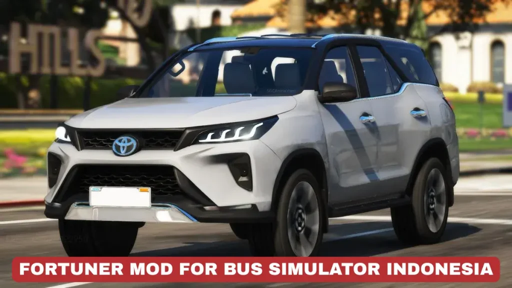 Fortuner car mod for BUSSID
